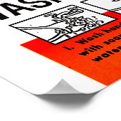 Was uw handen poster (Hoek)