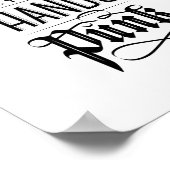 Was uw handen Punk - zwart Poster (Hoek)