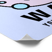 Was uw handen regelmatig viruspictogram poster (Hoek)