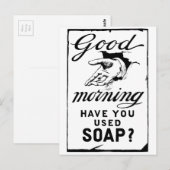 was uw handen - retro hygiëne en briefkaart (Voorkant / Achterkant)