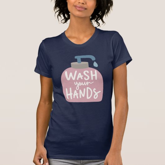 Was uw handen t-shirt (Voorkant)