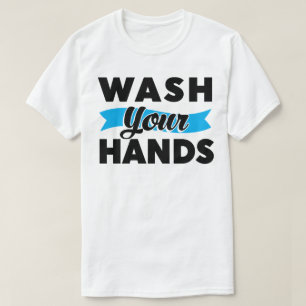 Was uw handen t-shirt