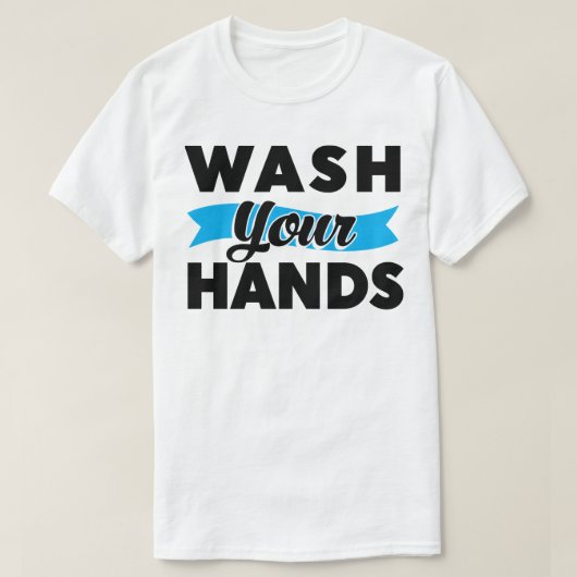 Was Uw handen T-shirt (Design voorkant)
