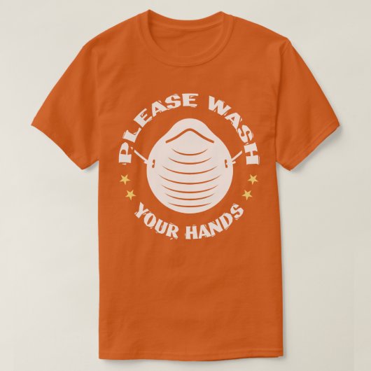 Was uw handen t-shirt (Design voorkant)