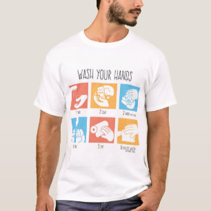 Was uw handen t-shirt