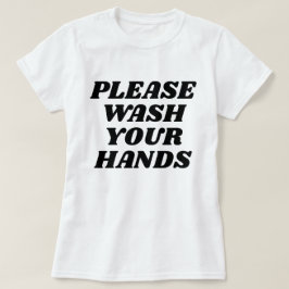 Was uw handen t-shirt