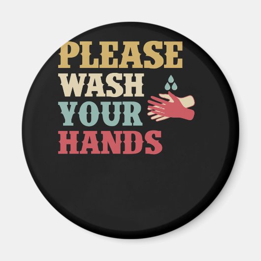 Was uw handhand met de hand als u levens wilt redd magneet (Voorkant)