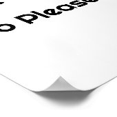 Was uw vaat wit poster (Hoek)