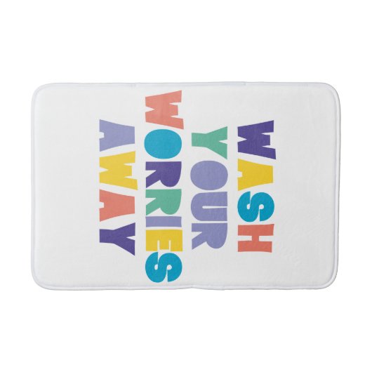 WAS UW ZORGEN WEG BADMAT (Voorkant)