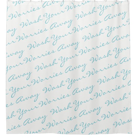 Was uw zorgen weg douchegordijn (Voorkant)