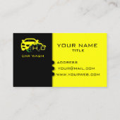 Was van auto's visitekaartje (Achterkant)