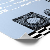 Was wasdroog Vet Huishoudelijk Poster (Hoek)