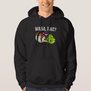 Wasa Bae Sushi en Wasabi Hoodie