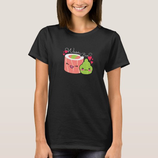 Wasa Bae Sushi en Wasabi T-shirt (Voorkant)
