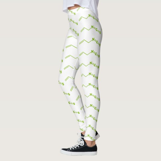 Wasabi Allyl Isothiocyanaat Moleculaire formule Leggings (Links)