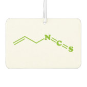 Wasabi Allyl Isothiocyanaat Moleculaire formule Luchtverfrisser (Achterkant)