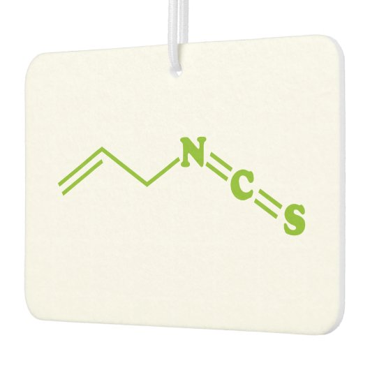 Wasabi Allyl Isothiocyanaat Moleculaire formule Luchtverfrisser (Links)