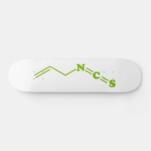 Wasabi Allyl Isothiocyanaat Moleculaire formule Persoonlijk Skateboard