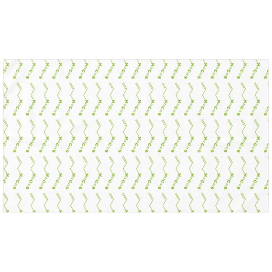 Wasabi Allyl Isothiocyanaat Moleculaire formule Tafelkleed (Voorkant (Horizontaal))