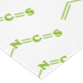 Wasabi Allyl Isothiocyanaat Moleculaire formule Tafelkleed (Gekanteld)