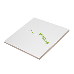 Wasabi Allyl Isothiocyanaat Moleculaire formule Tegeltje