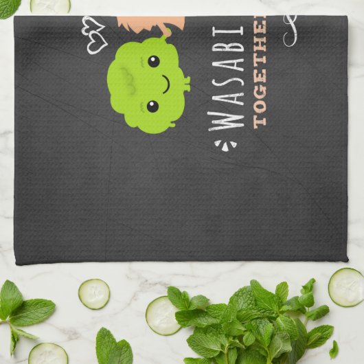 Wasabi en Ginger Samen Forever Theedoek (Gevouwen)