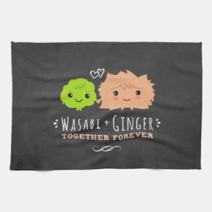 Wasabi en Ginger Samen Forever Theedoek