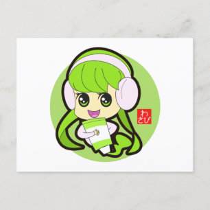 Wasabi Girl Briefkaart