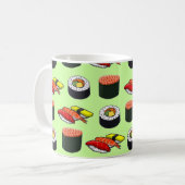 Wasabi Green Sushi Koffiemok (Voorkant links)