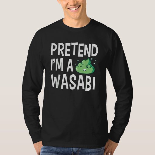 Wasabi Japanese Horseradish Paste Spicy Condiments T-shirt (Voorkant)