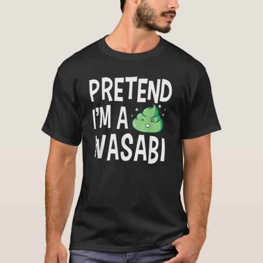 Wasabi Japanese Horseradish Paste Spicy Condiments T-shirt (Voorkant)