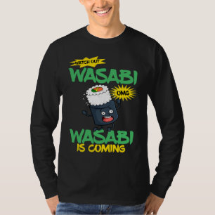Wasabi Japanse mierikwortel pittige pasta kruiden T-shirt