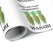 Wasabi pittig met een vleugje zoetheid Wasabi Cadeaupapier (Rol Hoek)