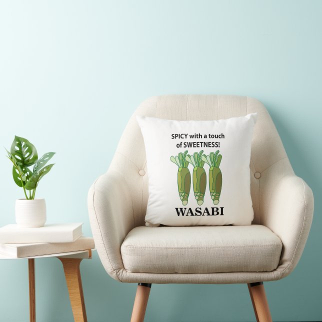 Wasabi pittig met een vleugje zoetheid Wasabi Kussen (Stoel)