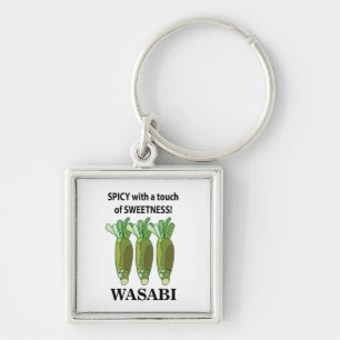 Wasabi pittig met een vleugje zoetheid Wasabi Sleutelhanger