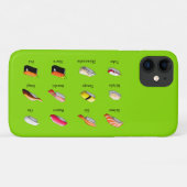 Wasabi sushi Japans schattig voedsel Case-Mate iPhone Case (Achterkant (horizontaal))