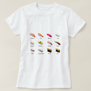 Wasabi sushi Japans schattig voedsel T-shirt