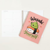 Wasabi Yourself – Schattig Kawaii Sushi Woordspeli Planner (Display)
