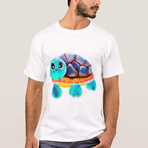 Wasachtige schildering schildpad Kopie T-shirt