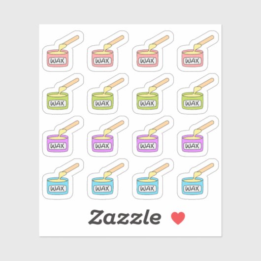 Wasafspraak Ontharing Zelfzorg BujoPlanner Sticker (Vel)