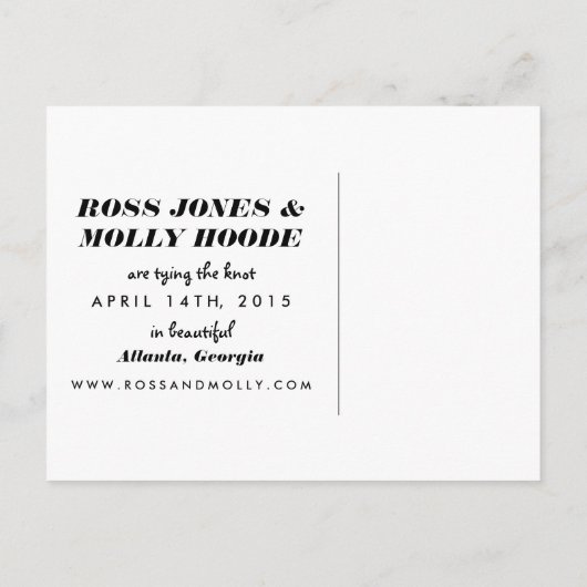 Wasaftappen Opslaan Briefkaart Datum (Achterkant)