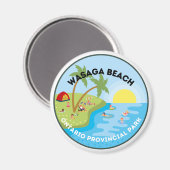 Wasaga Beach Ontario Provinciale Park Magnet (Voorkant / Achterkant)