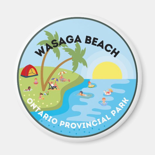 Wasaga Beach Ontario Provinciale Park Magnet (Voorkant)