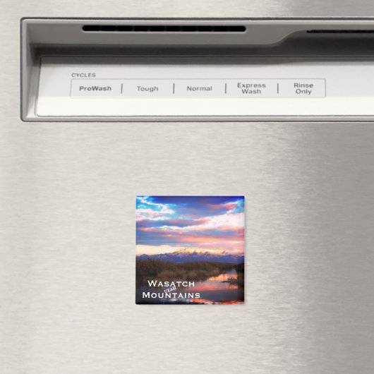 Wasatch Bergen, Utah Landschap Magneet (Insitu (Vaatwasser))