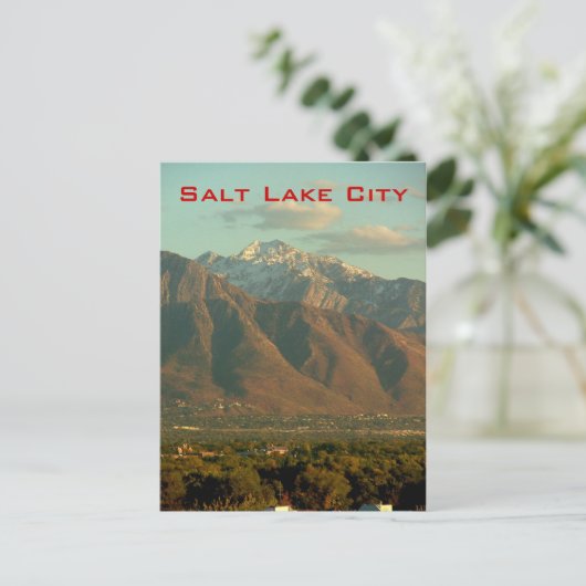 Wasatch Front Briefkaart (Staand voorkant)