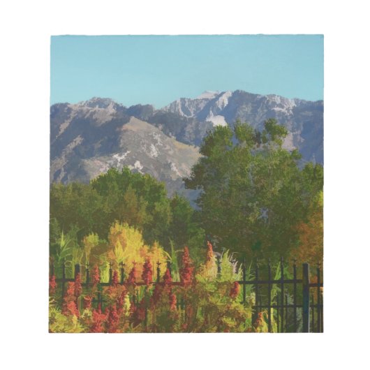 Wasatch Mountain Autumn in Utah Notitieblok (Voorkant)