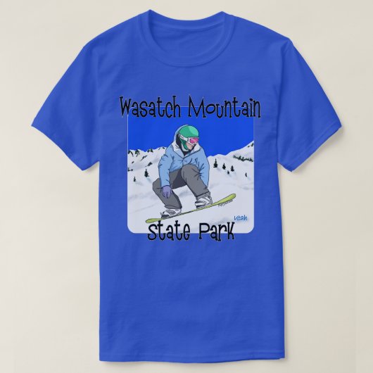 Wasatch Mountain State Park Utah T-shirt (Design voorkant)