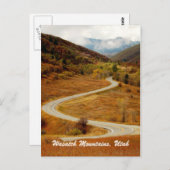 Wasatch Mountains, Noord-Utah Briefkaart (Voorkant / Achterkant)