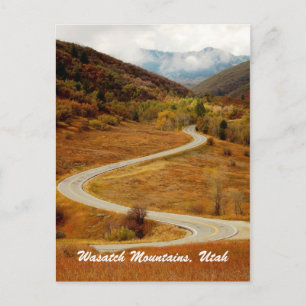 Wasatch Mountains, Noord-Utah Briefkaart