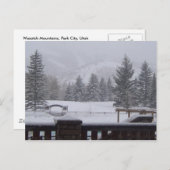 Wasatch Mountains, Park City, Utah Briefkaart (Voorkant / Achterkant)